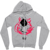 shadow cat Zipper Hoodie