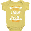 Super Cool Daddy Of A Freaking Awesome Son Baby Onesie