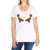 sassy with roses Ladies Curvy T-Shirt