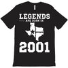 legends are born in 2001 hoodie 9 T-Shirt