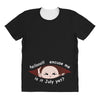 July Peeking Out Asian Baby Boy All Over Women's T-shirt