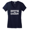 hopper is daddy Women's V-Neck T-Shirt
