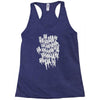 why so serious Racerback Tank