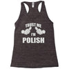 trust me i'm polish Racerback Tank