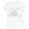 science dinosaur Ladies Fitted T-Shirt
