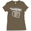 this is how i remember my night! Ladies Fitted T-Shirt