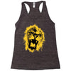 lion yellow Racerback Tank
