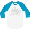 roughin' it roughing trailer camping camp 3/4 Sleeve Shirt