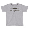 mustache Toddler T-shirt