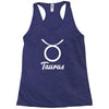 taurus zodiac Racerback Tank