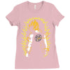 Super Saiyan Goku DBZ Ladies Fitted T-Shirt