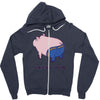 insert coin Zipper Hoodie