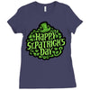 happy st. patrick's day Ladies Fitted T-Shirt