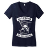 red shell original Women's V-Neck T-Shirt