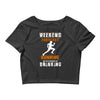 weekend forecast running Crop Top