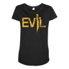 evil Maternity Scoop Neck T-shirt