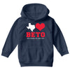 Texas Loves Beto Youth Hoodie