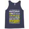 Legends Are Born In February Tank Top