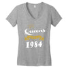 queens are born in 1984 Women's V-Neck T-Shirt