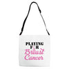 playing for breast cancer Adjustable Strap Totes