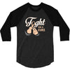 Fight For a Cure Uterine Cancer Awareness 3/4 Sleeve Shirt