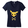 pikachu football dead Women's V-Neck T-Shirt