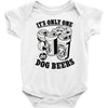 only one in dog beers Baby Onesie