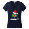 humbug grinch christmas Women's V-Neck T-Shirt