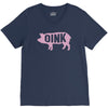 pig oink funny V-Neck Tee