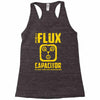 back to the future inspired flux capacitor delorean movie Racerback Tank