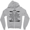 Dear Daddy, Thanks for Being my Dad Baby Boy Letter to Father Zipper Hoodie