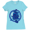 pirate owls Ladies Fitted T-Shirt