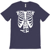 beer belly xray skeleton funny T-Shirt