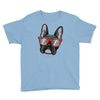 frenchie hipster Youth Tee
