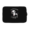 just resting my eyes Laptop sleeve
