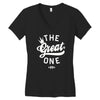 the great one Women's V-Neck T-Shirt