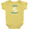 Papa is my Name Fishing Is My Game Baby Onesie