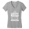 Queens Are Born In September Women's V-Neck T-Shirt