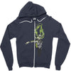 noxious gases may be harmful Zipper Hoodie