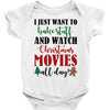 i just want to bake stuff and watch christmas movies all day Baby Bodysuit
