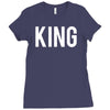 king Ladies Fitted T-Shirt