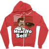 meat yo self! Zipper Hoodie