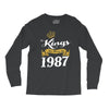 kings are born in 1987 Long Sleeve Shirts