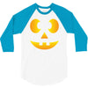 funny halloween jack o lantern kids 3/4 Sleeve Shirt