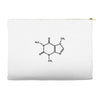 Caffeine Molecule Accessory Pouches