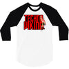 funny techno viking 3, ideal birthday present or gift 3/4 Sleeve Shirt