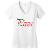 pizza Women's V-Neck T-Shirt
