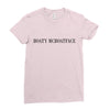 boaty mcboatface Ladies Fitted T-Shirt