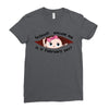 February Peeking Out Baby Girl Ladies Fitted T-Shirt