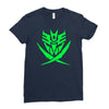 autobot and decepticon symbols Ladies Fitted T-Shirt